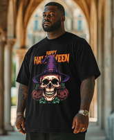 Happy halloween Men's Cotton Big & Tall T-shirt